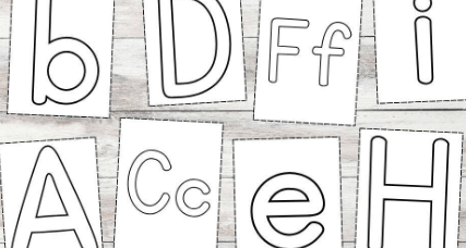 Free Printable:Tm52llsvbqu= Alphabet Letters Printable