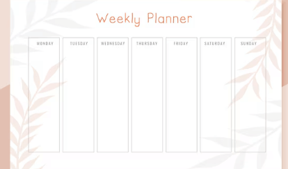 Free Printable:Wrjcqmj9mem= Weekly Planner Printable